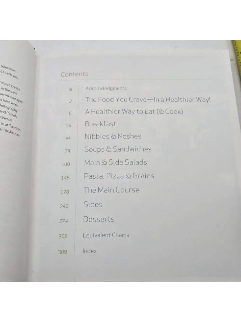 The Food You Crave Cookbook Ellie Krieger Hardcover 2008 Healthy Recipes